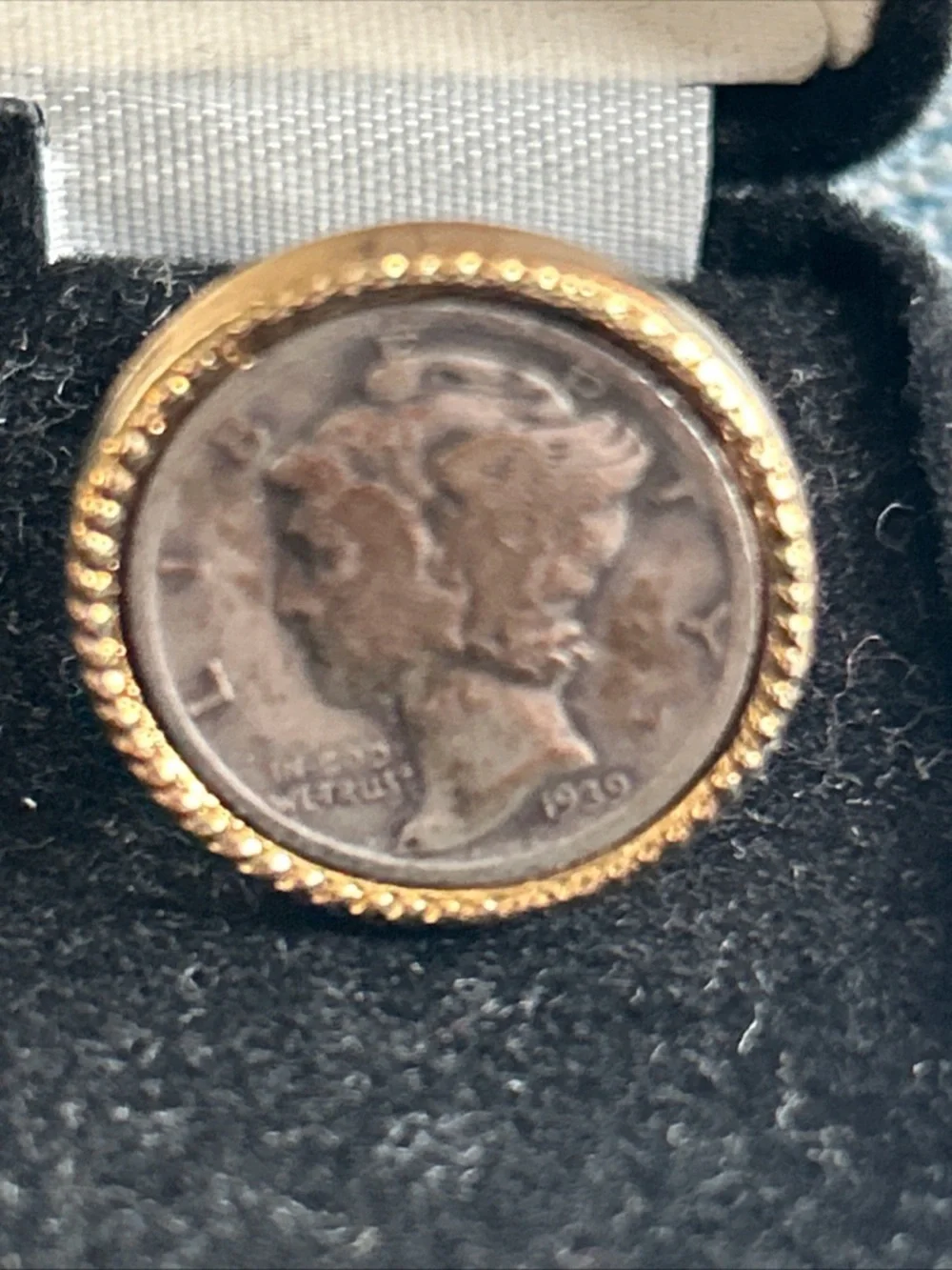 MEN’S 1944 & 1939 Mercury Dime Cufflinks